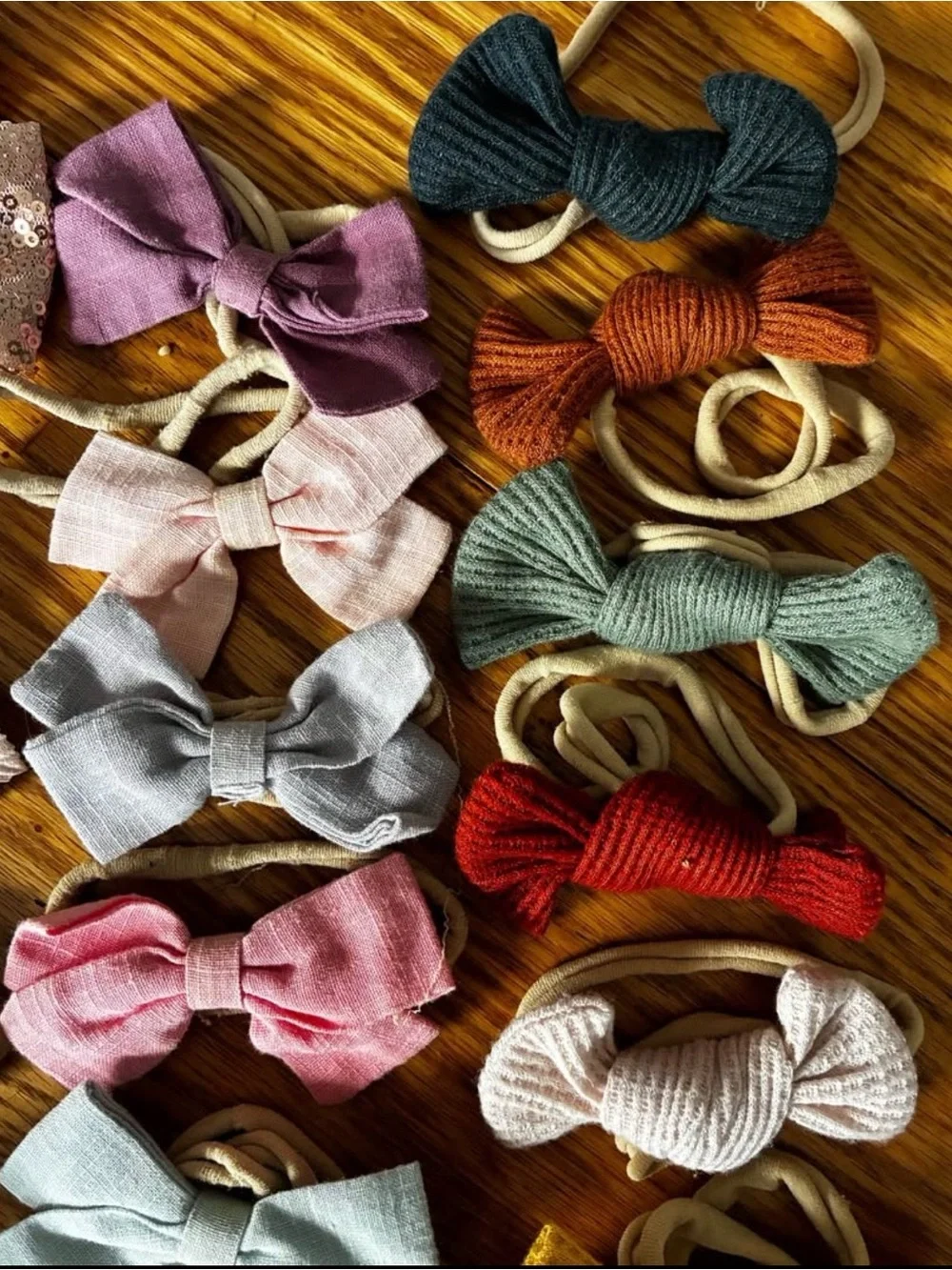Assorted Baby Toddler Girls' Hair Bows and Soft Headbands (Lot of 45)